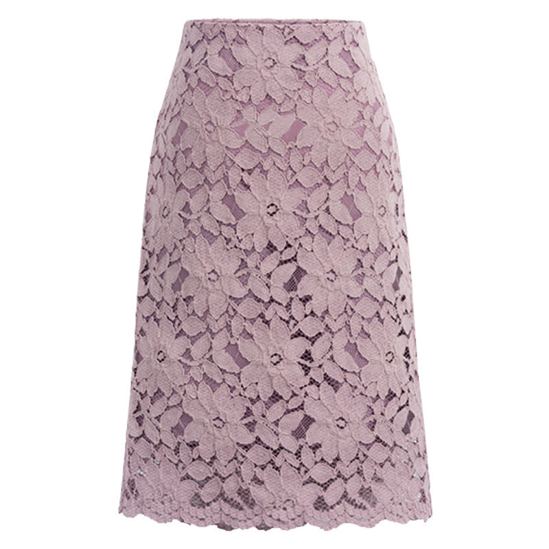 Water-soluble lace skirt