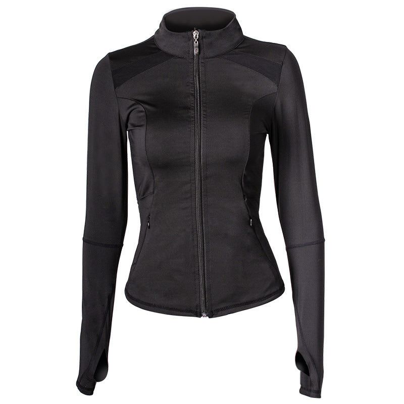 Yoga wear long sleeve jacket quick-drying and breathable