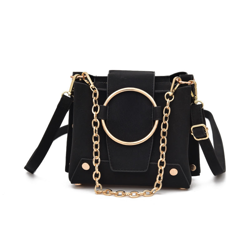 New Style Ring Rivet Handbag Retro Small Bag