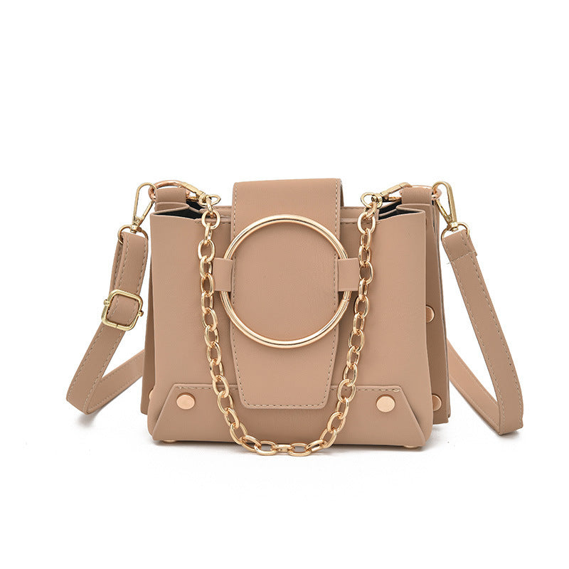 New Style Ring Rivet Handbag Retro Small Bag