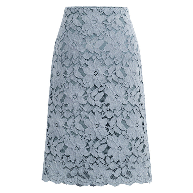 Water-soluble lace skirt