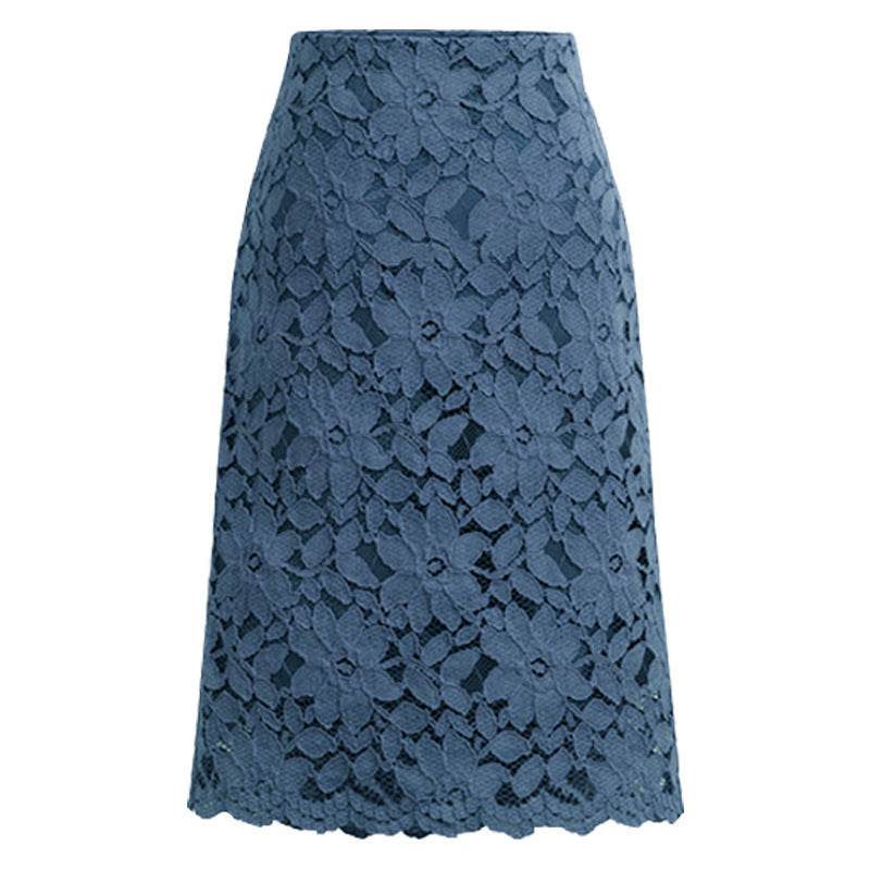 Water-soluble lace skirt