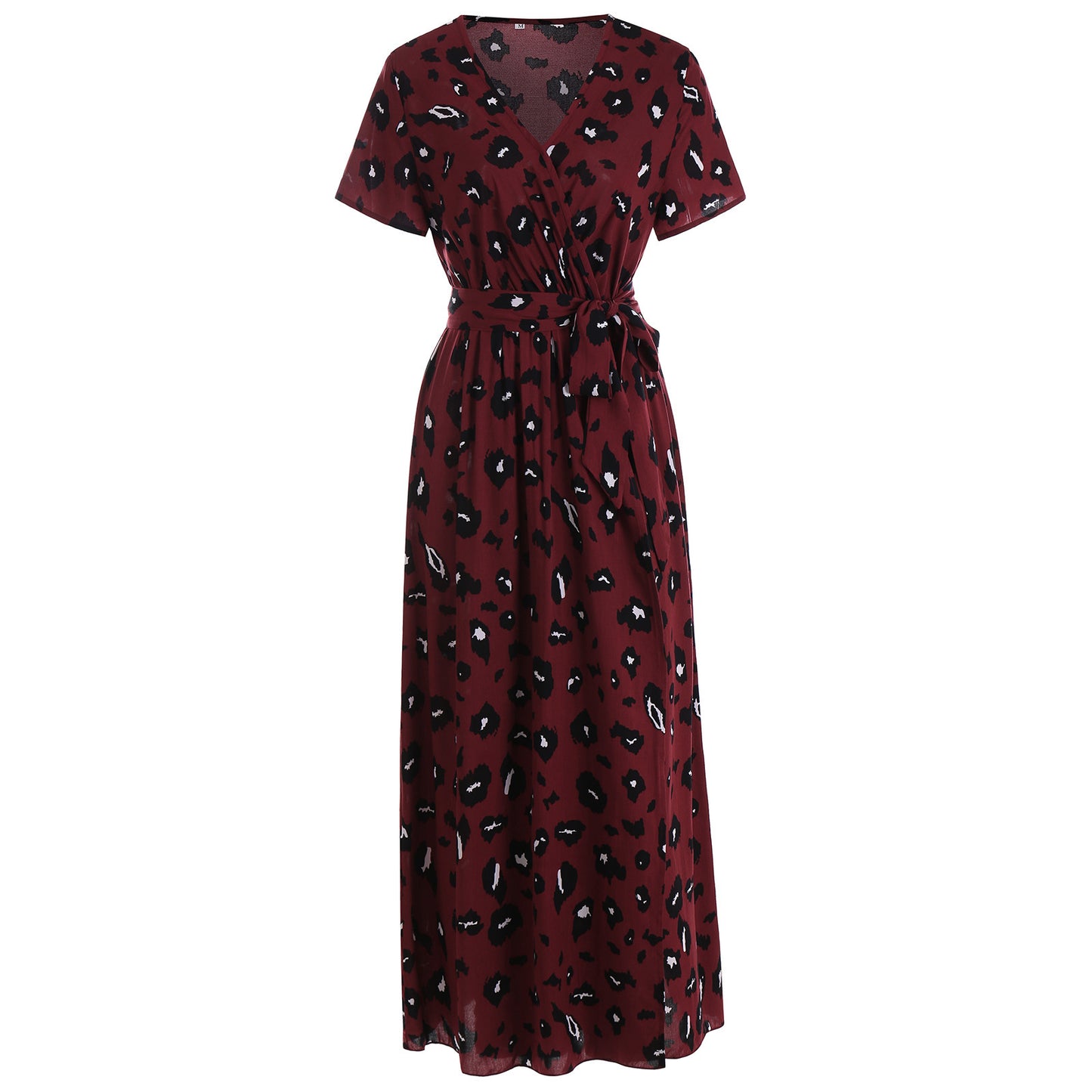 European And American Style V Neck Floral Dress