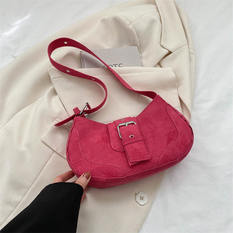 Fashion Trendy Textured One-shoulder Handbag